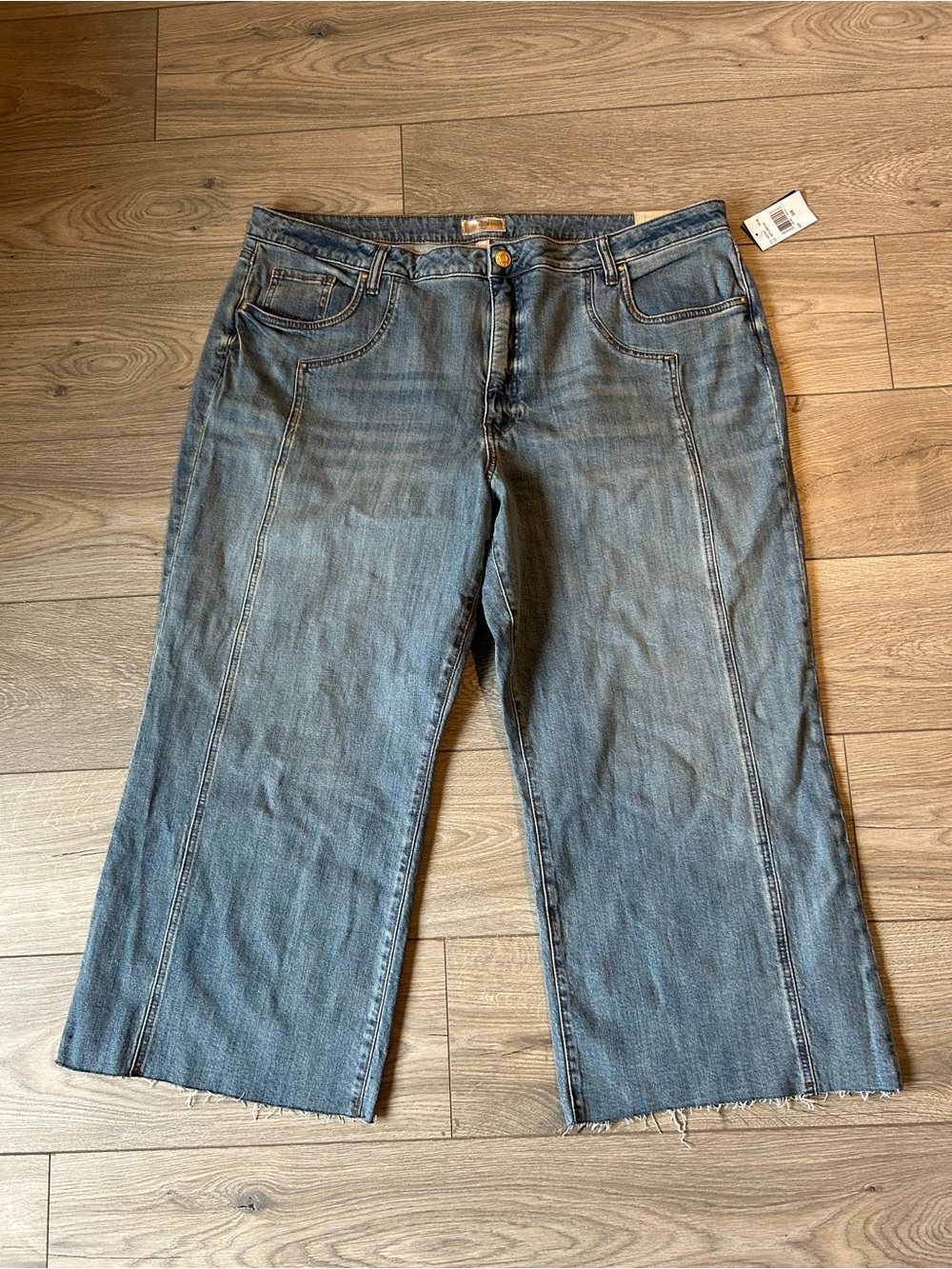 KUT from the Kloth Meg High Rise Fab Ab Wide Leg Jeans Size  24W New